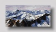 Mountains of Glen Affric     oil on canvas    15 x 30cm